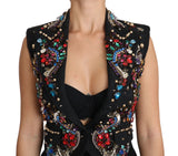 Dolce & Gabbana Enchanted Sicily Crystal-Embellished Vest