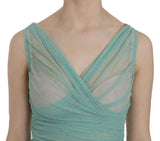 Dolce & Gabbana Elegant Mesh V-Neck Sleeveless Blouse