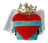 Dolce & Gabbana Jeweled Heart Wings Backpack