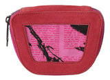 PINKO Elegant Pink Fabric Coin Wallet