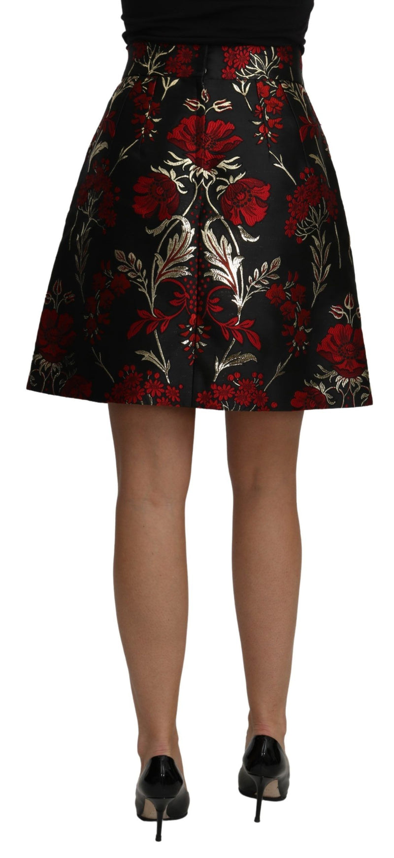 Dolce & Gabbana Elegant High Waist A-line Mini Skirt