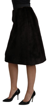 Dolce & Gabbana Elegant Black Pencil Knee Length Skirt