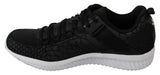 Philipp Plein Elegant Black Casual Sneakers for the Discerning Gentleman