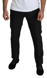 Dolce & Gabbana Elegant Wool Blend Slim Dress Pants