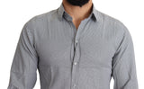 Dolce & Gabbana Elegant Black Cotton Dress Shirt