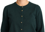 Dolce & Gabbana Elegant Cashmere Crewneck Cardigan