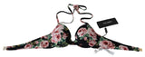 Dolce & Gabbana Floral Romance Bikini Top Swimwear