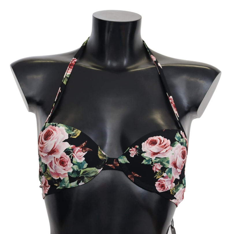 Dolce & Gabbana Floral Romance Bikini Top Swimwear