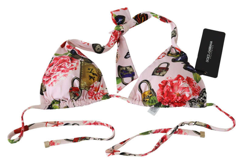 Dolce & Gabbana Floral Bliss Elastic Bikini Top