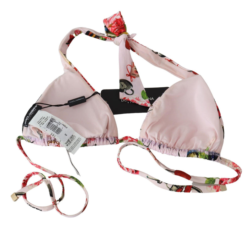 Dolce & Gabbana Floral Bliss Elastic Bikini Top