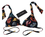 Dolce & Gabbana Seashell Print Chic Bikini Top