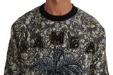 Dolce & Gabbana Samba Jacquard Palm Crewneck Sweater