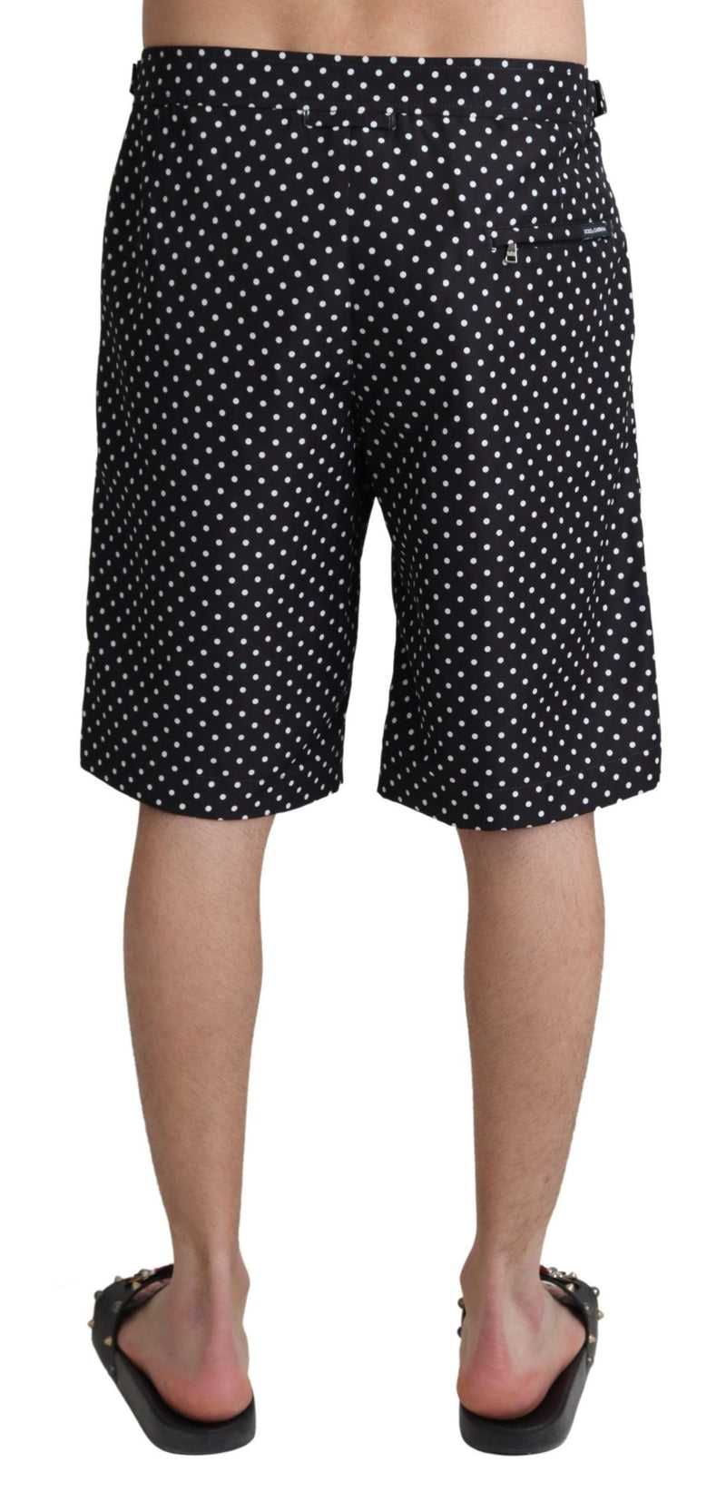 Dolce & Gabbana Polka Dot Elegance Swim Trunks Boxer