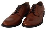 Dolce & Gabbana Elegant Brown Derby Formal Shoes