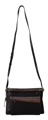 Dolce & Gabbana Elegant Black Leather Sling Shoulder Bag