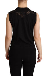 Dolce & Gabbana Elegant Sleeveless Cashmere Blend Top