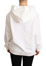 Dolce & Gabbana White L'Amore Motive Hooded Sweater