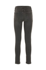 Chic Grey Imperfect Denim Elegance