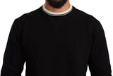 Dolce & Gabbana Elegant Monochrome Crew Neck Sweatshirt