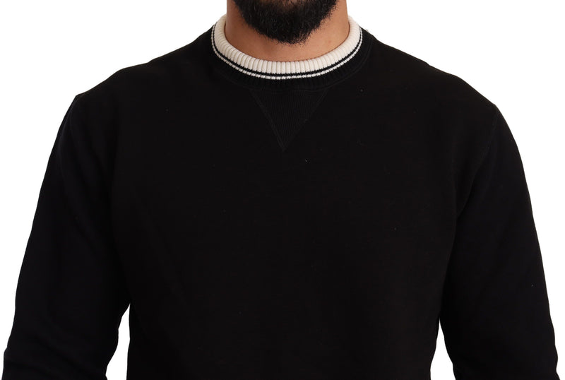 Dolce & Gabbana Elegant Monochrome Crew Neck Sweatshirt