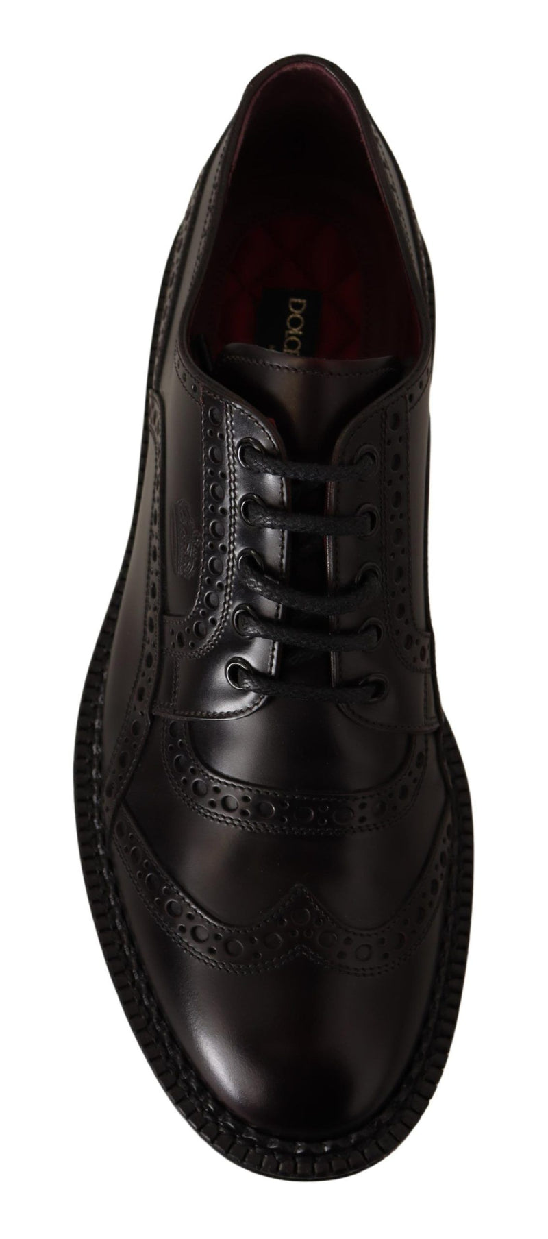 Dolce & Gabbana Elegant Grape Purple Derby Shoes