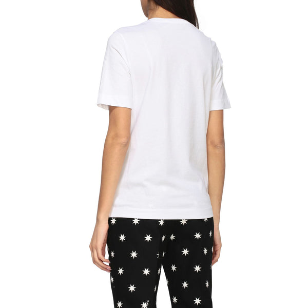 Love Moschino Chic Animalier Heart Print Cotton Tee