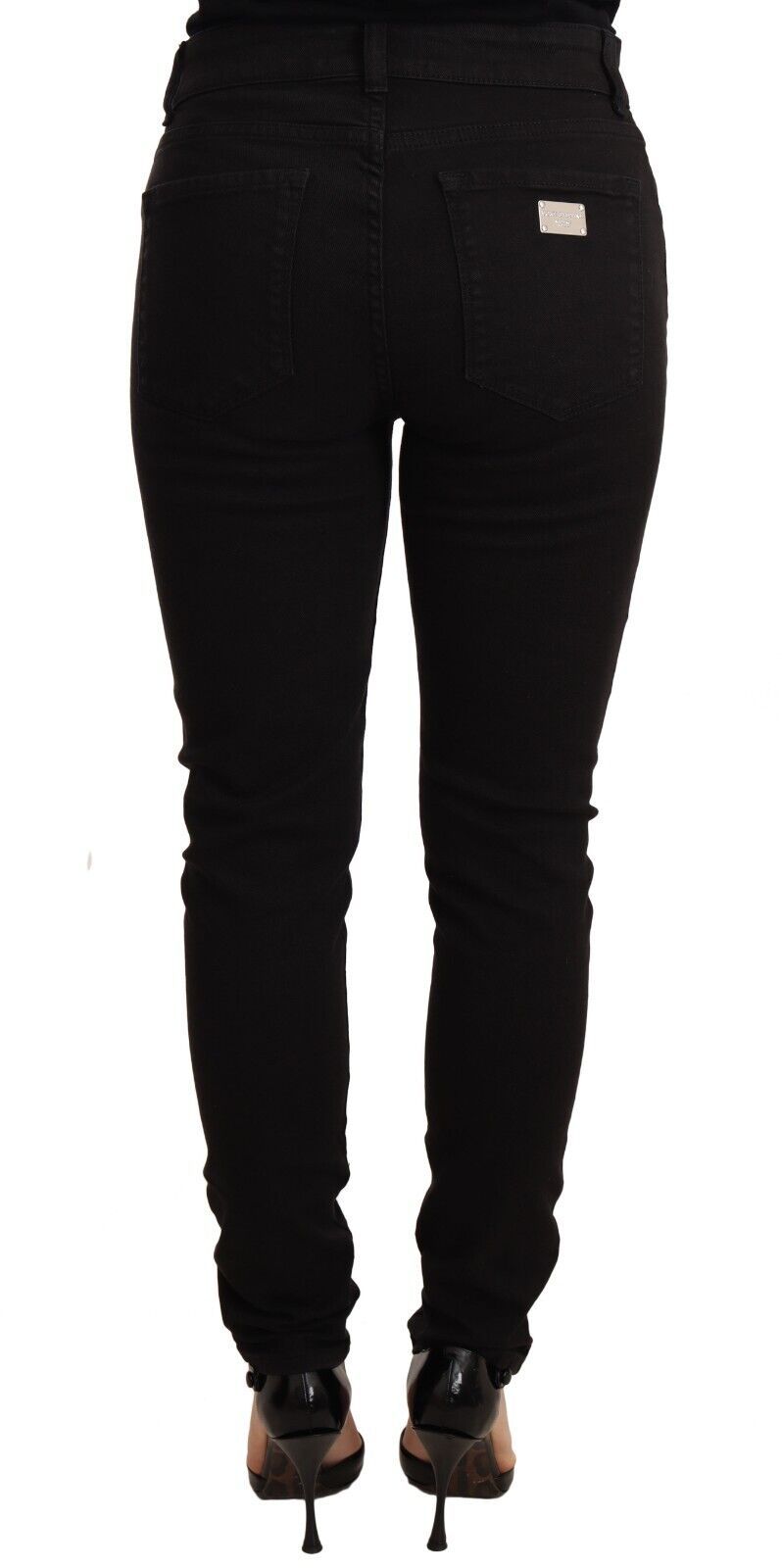 Dolce & Gabbana Elegant Slim-Fit Black Skinny Jeans