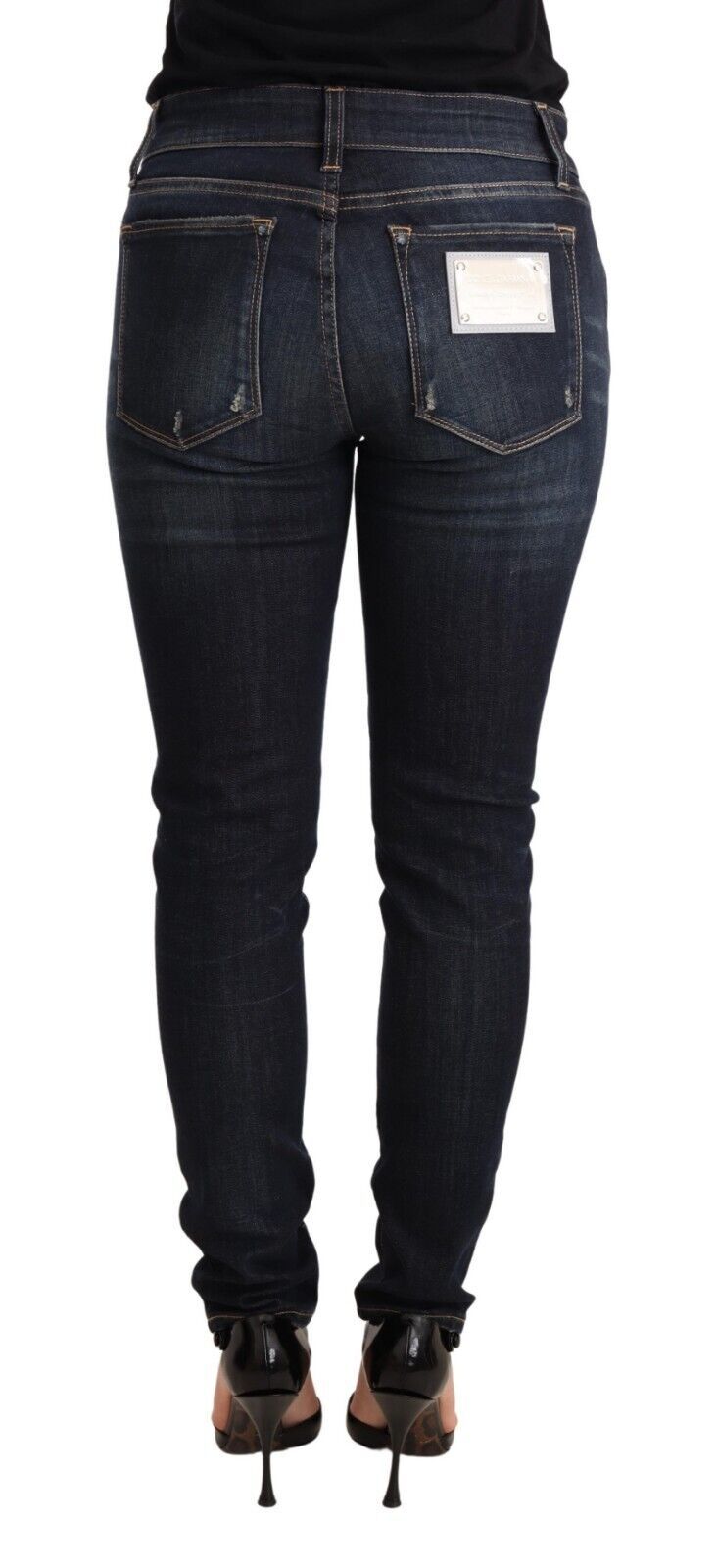 Dolce & Gabbana Chic Blue Slim Skinny Jeans