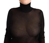 Dolce & Gabbana Elegant Black Turtleneck Sweater