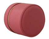 Michael Kors Elegant Pink Leather Round Wallet