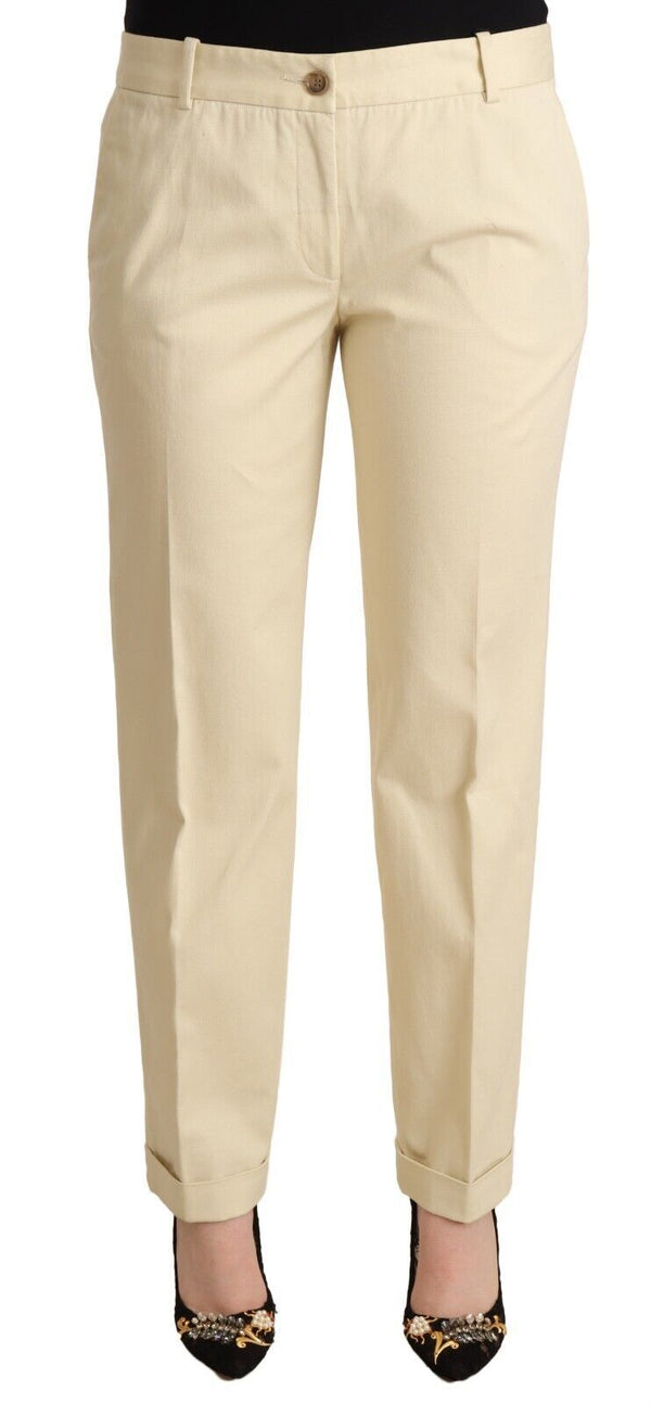 Dolce & Gabbana Elegant Mid Waist Tapered Trousers