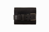 Dolce & Gabbana Elegant Black Leather Multi-Kit Trifold Wallet