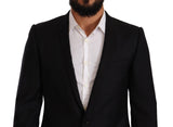 Dolce & Gabbana Exclusive Black Virgin Wool Blazer