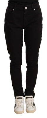 Dolce & Gabbana Elegant Slim-Fit Black Skinny Jeans