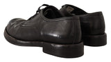 Dolce & Gabbana Elegant Black Leather Men's Dress Shoes