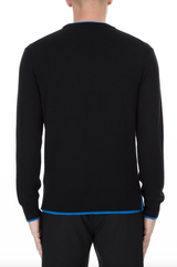 Kenzo Black Cotton Men Sweater