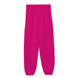 Comme Des Fuckdown Fuchsia Cotton Sweatpants With Bold Print