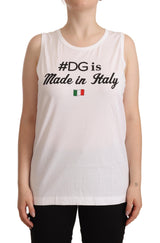 Dolce & Gabbana Elegant Sleeveless Cotton Top