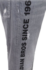 Dsquared² Gray Cotton Stretch Men Jeans