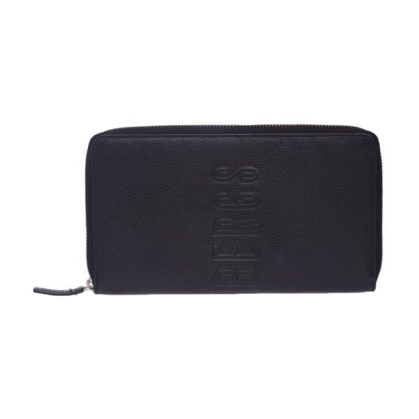 Bikkembergs Sleek Black Calfskin Document Holder