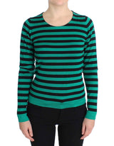 Dolce & Gabbana Elegant Striped Cashmere Silk Sweater