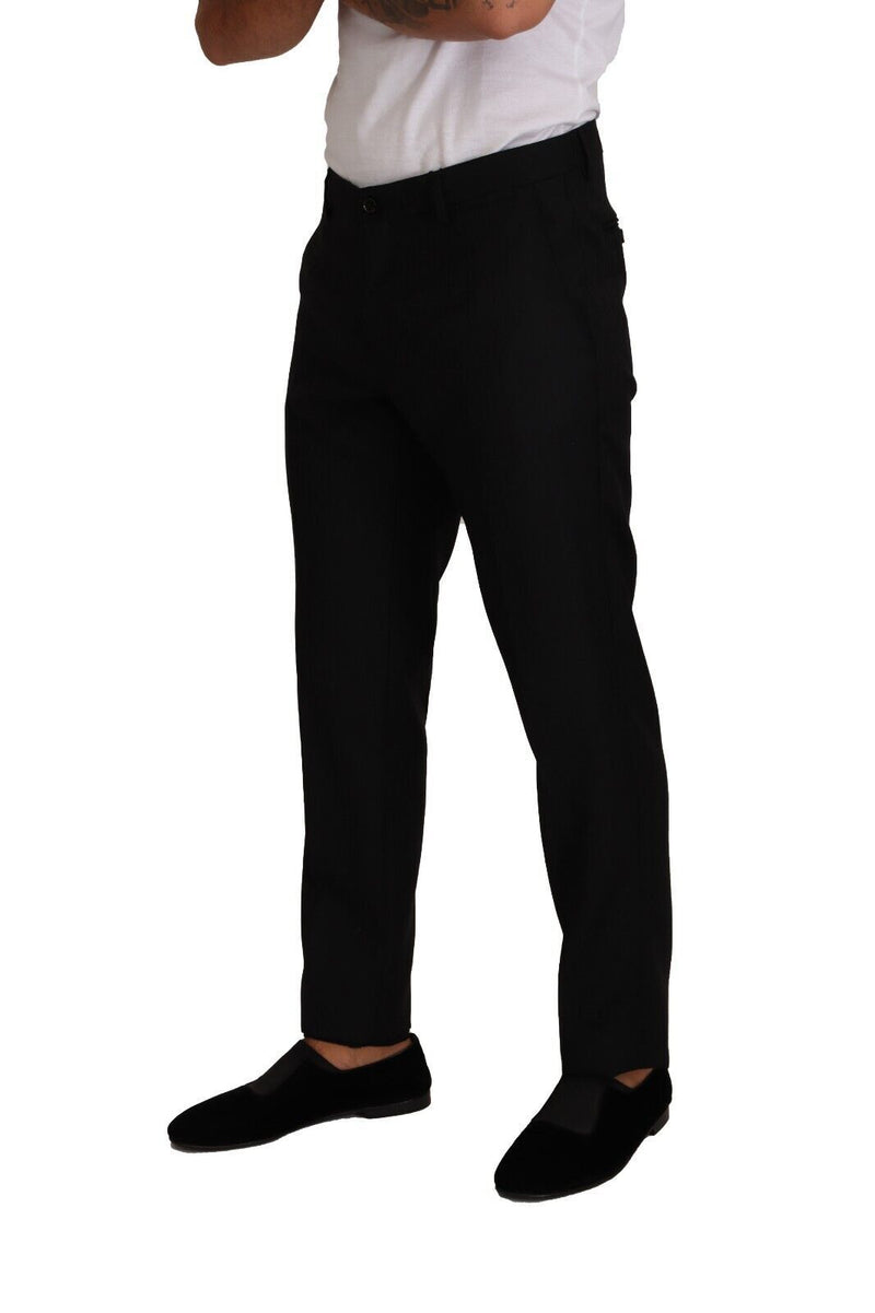 Dolce & Gabbana Elegant Slim-Fit Tuxedo Trousers