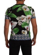 Dolce & Gabbana Elegant Floral Print Crewneck Tee