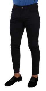 Dolce & Gabbana Sleek Dark Blue Slim Fit Skinny Jeans