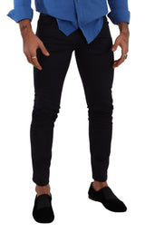 Dolce & Gabbana Sleek Dark Blue Slim Fit Skinny Jeans