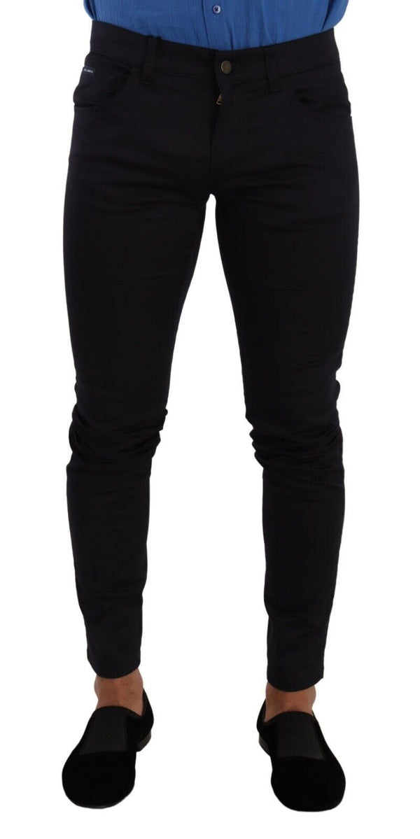 Dolce & Gabbana Sleek Dark Blue Slim Fit Skinny Jeans