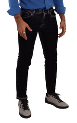 Dolce & Gabbana Elegant Purple Slim Fit Skinny Jeans