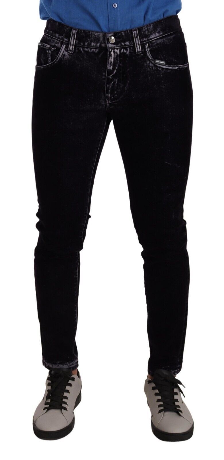 Dolce & Gabbana Elegant Purple Slim Fit Skinny Jeans