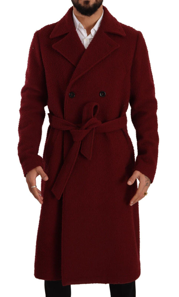 Dolce & Gabbana Stunning Double Breasted Wool Overcoat