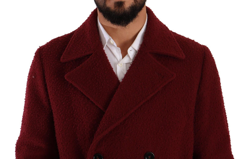 Dolce & Gabbana Stunning Double Breasted Wool Overcoat